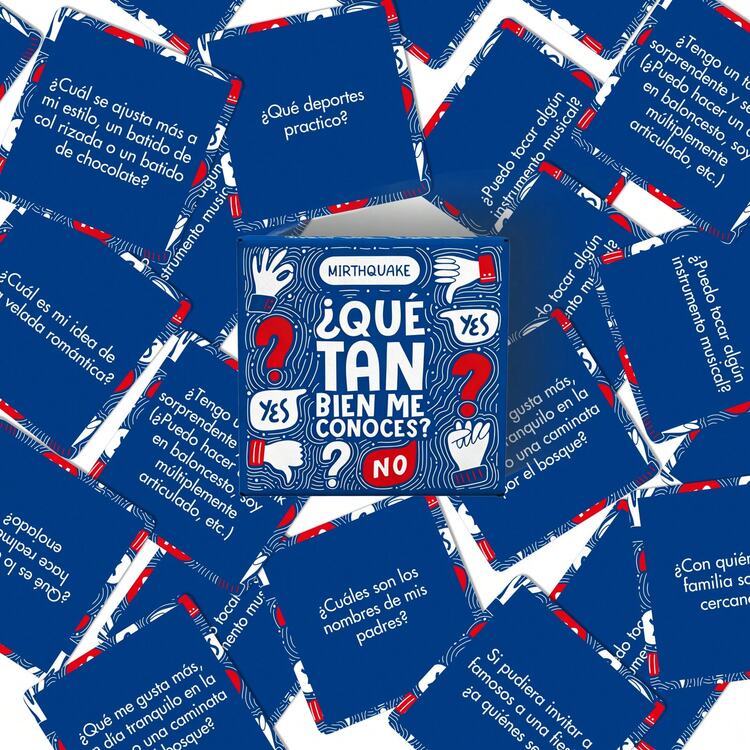 Desafío de preguntas "¿Cuánto me conoces?" - Juego de cartas de preguntas divertido para que amigos y familiares pongan a prueba su vínculo, cartas de preguntas para reuniones divertidas con amigos y familiares para profundizar las conexiones - Multicolor - Añade 4