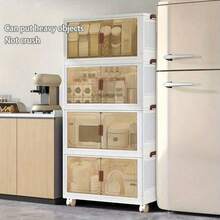 Aufbewahrungskisten mit Deckel - Klappschrank Nr. 1 (2 Ebenen) - Übersicht 9