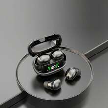 迷你TWS无线运动睡眠音乐耳机，带LED数字电量显示，兼容所有智能手机 - 彩色 - 查看 14