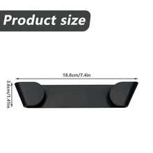 1/2pcs Wall Mounted Pot Lid Rack, Self-Adhesive Wall Storage Organizer Holder, Fits Up To 24cm Diameter Pot Lids, Keep Your Kitchen Tidy And Organized - Multicolor - View 2