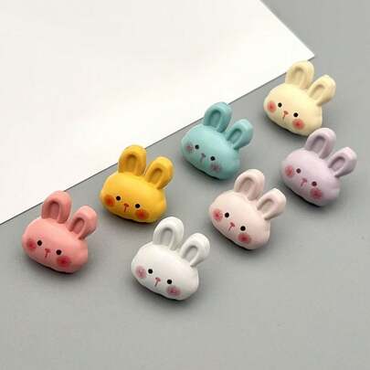 10/20 PCS 1.8cm Cute Cartoon Panda Shaped Buttons, Mixed Color Plastic Sewing Buttons, Suitable For DIY Crafts, Hair Clips, Gift Box Decoration And Bag Accessories - Multifunctional Fabric Buttons For Clothing And Sweater Decoration