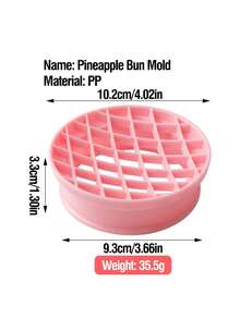 1套5件套可爱甜甜圈造型饼干模具，PP塑料材质，易脱模，儿童DIY饼干模具，包含心形、圆形、花朵、星星、菠萝图案，烘焙工具，甜甜圈镂空印章，适合情人节、婚礼、生日派对等场合 - 彩色 - 查看 17