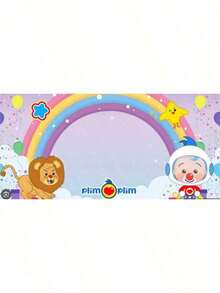 Plim Background Birthday Party Photography Cartoon Photo Background Vinyl Desktop Decoration Supplies 02 - Trắng 2 - Xem 5