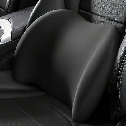 Ergonomic Memory Foam Lumbar Support Cushion With Adjustable Straps | Tailored Comfort For Office Chairs, Car Seats & Gaming Setups