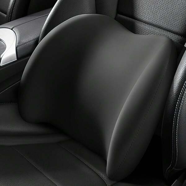 Ergonomic Memory Foam Lumbar Support Cushion With Adjustable Straps | Tailored Comfort For Office Chairs, Car Seats & Gaming Setups