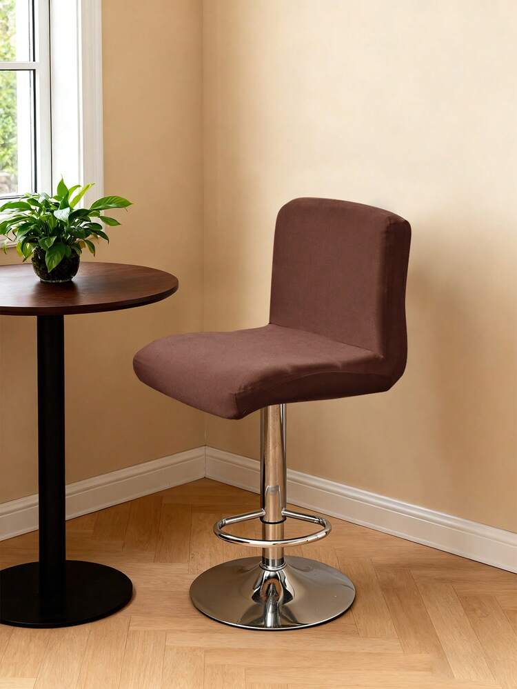 1 chiếc bọc ghế văn phòng lưng ngắn bằng lụa sữa, bọc toàn bộ ghế xoay quầy bar, chống bụi và chống trầy xước, bọc ghế lưng ngắn đa năng, phù hợp cho gia đình, quán bar, văn phòng và các dịp khác. - Nhiều màu - Xem 20