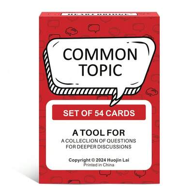 HEART BRIDGE 1 stuk boeiend en spannend kaartspel om gesprekken op gang te brengen, tafelspel, ijsbreker voor feestjes, krachtig interactief entertainmentmiddel, geweldig cadeau voor Halloween/Thanksgiving/Kerstmis, geschikt voor familiefeesten en informele spelletjes | 54 kaarten