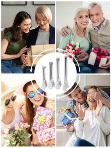 1pc Stainless Steel Slotted Serving Tong,Stainless Steel Food Clip,Ood Grade Kitchen Utensils, Hollow-Out Design For Draining & Oiling,Multifunctional Kitchen Cooking Clip, Food Fixture With Heat-Resistant And Anti Slip Handle, Bread Clip - Multicolor - View 9