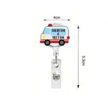 别致的亚克力徽章夹 - 耐用的亚克力夹，适用于护士、医生和医学生 - 有趣的办公用品 - 無色 - 查看 3