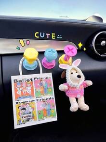 3 piezas Ganchos de tornillo multicolor, Ganchos colgantes DIY, Ganchos adhesivos sin taladro, Adecuados para manijas de inodoro, tapas de inodoro (para uñas largas), Aplicable a puertas, paredes, baños, inodoros - Multicolor - Ver 8