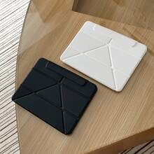 Ốp bảo vệ máy tính bảng 3 trong 1 tối giản, màu trơn, có nam châm, dễ thương, tương thích với Apple iPad thế hệ thứ 11, iPad Pro phiên bản mới 2025, iPad thế hệ thứ 10, iPad Air 7/6, 11 inch, có khe cắm bút cảm ứng, chống cong vênh, ốp bảo vệ máy tính bảng thời trang dành cho nữ. - Nhiều màu - Xem 7