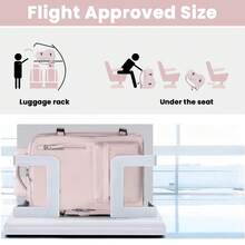 17-Inch Laptop Business Work Waterproof Backpack, Large Travel Backpack For Both Men And Women, Handbag, With Laptop Compartment, Suitable For Carry-On Luggage, Carry-On Luggage Box, Super Large Travel Backpack, Suitable For Business Trips, Travel Bag, Suitable For School, Suitable For Both Men And Women. - Bụi hồng - Xem 7