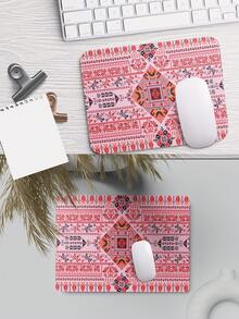 图案桌垫，适用于家庭和办公室的加长型大型鼠标垫、大型游戏鼠标垫、笔记本电脑键盘垫，底部采用防滑橡胶材质，边缘缝合加固。 - 彩色 - 查看 6