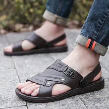 sandalias para hombres - Marrón - Ver 5
