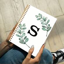 DANPERJI 1pc A5 Spiral Bound Notebook Green/Black/White - A - View 4