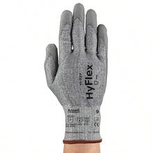 HyFlex 11-727 - Guante de Proteccion al Corte con tecnologia Ansell que ofrece la mejor proteccion contra cortes mas confort frescura y destreza. Talla7 Chica 1 par. - gris - Ver 6