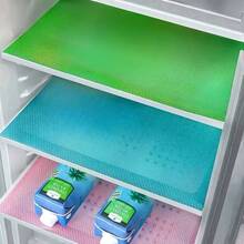 4pcs/8pcs Washable, Waterproof, Oil-Resistant Refrigerator Mats, Suitable For Fridge Shelves, Freezer, Cabinet Drawers, Home Kitchen Organization - Multicolor - View 5