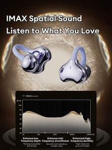 Lenovo RS123 Leather Fashionable Bluetooth Earphones, Bluetooth 6.0, Panoramic Sound, Directional Audio, Long Battery Life, ENC Call Noise Cancellation, Low Latency Gaming Mode, Open-Ear Wireless Earphones For Sports & Cycling, Elegant Holiday Gift For Smartphones & Computers - 粉色 - 查看 7