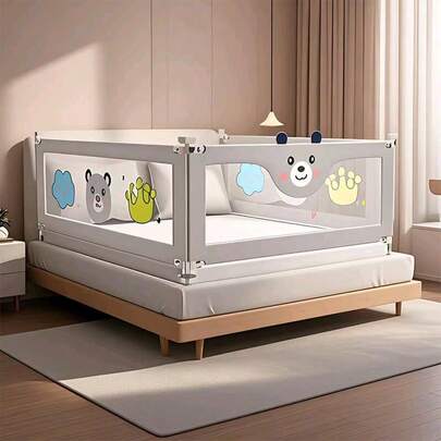 1.8M Barrera de cama anticaídas para bebés, cerca para dormir, barandillas de  para camas, barandilla de cama, cercas laterales protectoras para niños pequeños