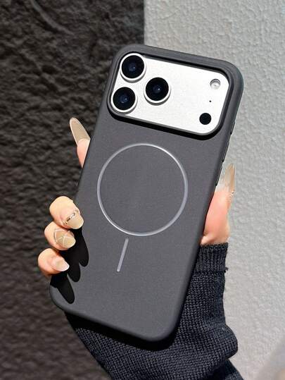 极简哑光磁吸手机壳，适用于 17/16/15/14/13/12/11