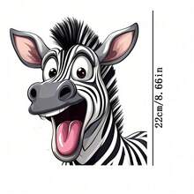 1pc/2pcs/3pcs Durable Long-Lasting Heat Transfer Stickers With Funky Zebra Patterns, For DIY On T-Shirts, Sweatshirts, Jeans, Hoodies, Backpacks, Jackets, Handbags, Pillows - 3PCS-s - View 4