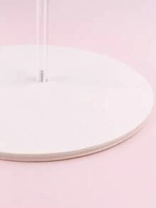 Minimalist Wooden & Plastic Jewelry Storage Box, Earring Organizer Display - Multicolor - View 7