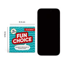 HEART BRIDGE Fun Topic Card Game - Features Mind-Bending Challenges And Hilarious "Would You Rather" Questions. The Ultimate Conversation Starter For Parties And Family Gatherings. A Social Interaction Tabletop Game, Perfect As A Gift For Valentine's Day, Halloween, Or Christmas. Ideal For Game Nights With Friends And Family. 50Cards - Mint Green - View 4