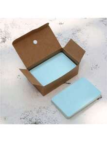 100 Stücke/Packung leere Karteikarten aus Papier für handgeschriebene bunte Englisch Vokabelkarten, stabiler Box Notizzettel, tragbare Lernkarten - 100 Stück/Karton Karten - Übersicht 20