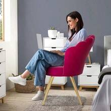 Wohnzimmerstühle - Dunkelrosa - Übersicht 4