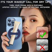 Son dưỡng môi silicon, keo dán 3M đa năng, tương thích với điện thoại Apple và Android, quà tặng ngày Valentine. - Nhiều màu - Xem 2