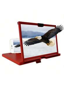 12英寸高清手机屏幕放大器，178°广视角稳定设计，沉浸式观看体验，适合在家、旅行或办公室观看电影、视频和玩游戏，兼容所有智能手机，便携轻巧，随时随地娱乐和工作。 - 均碼 - 查看 8