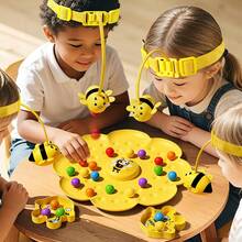 趣味互动磁性蜂巢敲击游戏，包含蜂巢游戏板，适合2或4名玩家，是家庭聚会和成人桌面游戏的理想之选。这款桌面策略钓鱼玩具能够培养手眼协调能力、耐心和专注力，增强儿童的生物认知能力，也是派对玩具、生日礼物、情人节礼物等的理想选择。 - 彩色 - 查看 8