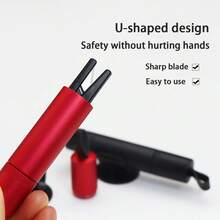 1pc Car Emergency Escape Tool, Window Breaker, Safety Hammer, Metal Car Window Breaker, Compact And Space-Saving, Quick Window Shatter! - A - View 6