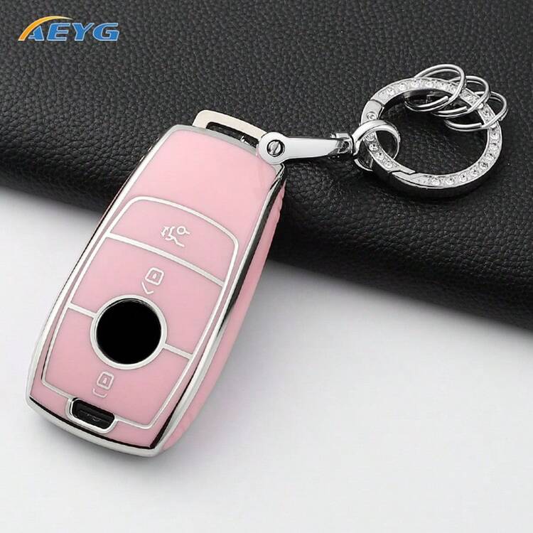 New TPU Car Key Case Cover Compatible With Mercedes Benz A C E S G Class GLC CLE CLA GLB GLS W177 W205 W213 W222 X167 AMG - Mercedes-benz B - View 7