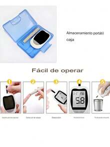 Glucometro Glucosa Medidor De Glicemia Glucometro Sin Lancetas Medclean Solutions - Blanco - Ver 8