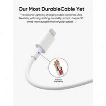 1-4 Packs Apple Charging Cables 3.3ft, Compatible With IPhone Chargers Cable, USB To Lightning Fast Compatible With IPhone Charging Cord Compatible With IPhone 14/13/12/11/11Pro/11Max/ X/XS/XR/XS Max/8/7, Ipad(White) Nan MFi Certified - C-iOS-1m - View 5