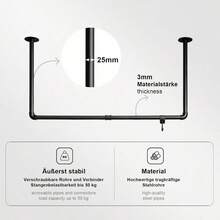Garderobenständer - B100 x H50 cm - Übersicht 7