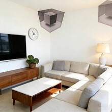 1件装3D立体转角墙贴，3D光学错觉转角墙贴，重塑现实墙贴，创新时尚家居装饰，适用于客厅、办公室、卧室 - 多色 - 查看 9