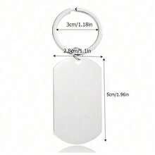 1件周年纪念日丈夫礼物钥匙扣，妻子送给未婚夫/新郎/老公的生日礼物，我的灵魂伴侣，我的全部，可爱“我爱你”礼物，结婚夫妇礼物，送给他的男士礼物 - 銀色 - 查看 5