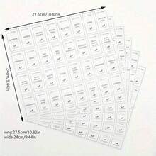1 Set Multifunctional Kitchen Spice Jar Labels, Waterproof And Oil-Proof Washable Spice Jar Labels (Jars Not Included) - Multicolor - View 11