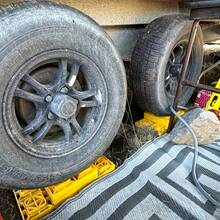 10个重型房车调平块，轮胎调平装置，露营车稳定垫，可堆叠千斤顶垫，防滑轮胎设备，轮胎升降块，房车稳定器，增强稳定性，防滑表面，轮胎平衡，适用于房车、轿车、皮卡、露营车、拖车、卡车，抗紫外线，适用于任何表面 - 10 包 - 查看 5