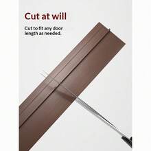 Thickened Windproof Door Sealing Strip - Upgraded Waterproof Adhesive Backing, Strong Adhesiveness, Durable PVC Material, Providing Sealing Performance. Features Sound Insulation, Blackout, Insect-Proof And Dust-Proof. Suitable For Glass Doors, Security Doors, Wooden Doors. - Upgraded Version (thickened and Reinforced) - View 11