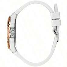 Guess 女士白色腕表，圆形表盘，硅胶表带，指针式表盘，适合日常佩戴，生日、周年纪念日、情人节礼物 - W1053L2 - 白色 - 查看 5