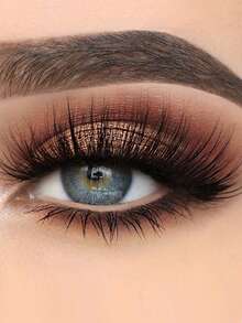 80pcs D-Curl Fluffy & Natural Looking Russian Volume Eyelashes, Segmented Lash Extension, Comes With Glue, Thick & Dramatic Elegant Style, DIY Home Use, Fashionable & Beautiful Eyelashes - D - View 7