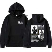 Hot Sa-Le Rapper BEELE Borondo Fashion Graphics 2025 Merch Cozy Hoodies Men's Women Pullover Hip Hop - 黑色3 - 查看 1
