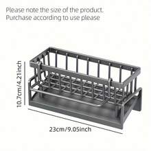 Sponge Holder - Dish Sponge And Brush Holder - Plastic, Multi-Functional, - Kitchen And Bathroom - Homeowners, Kitchen Enthusiasts - Organize Your Cleaning Tools, Keep Your Kitchen And Bathroom Tidy - Clean & Organized Bliss - Multicolor - View 11