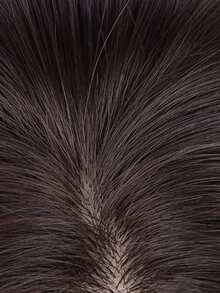 Peluca sintética recta de 28 pulgadas de largo elegante para mujeres, fibra resistente al calor, gorro de red de rosa, densidad del 150% - perfecta para uso diario y de fiesta, 70 cm, especial - Marrón - Ver 7