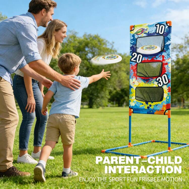 Spinning Disc Throwing Scoring Toy, Exercises Hand-Eye Coordination And Reaction Skills, Fun Scoring To Spark Interest In Sports, Suitable For Children Aged 3 And Up, A Gift For Early Sports Development. - Multicolor - View 6