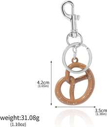 Cute Cookie Bag Charm Keychain For Women, Fashion Handbag Charm Accessory - Key Chain Jewelry Gifts - Vàng - Xem 7
