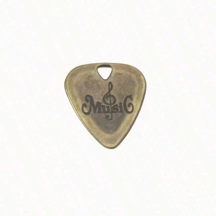3 件套吉他拨片，防锈，耐用，音色明亮清晰，采用不锈钢锌合金制成，防锈，青铜色，适合吉他演奏、指弹和扫弦，是吉他手和初学者的理想选择。 - 彩色 - 查看 14
